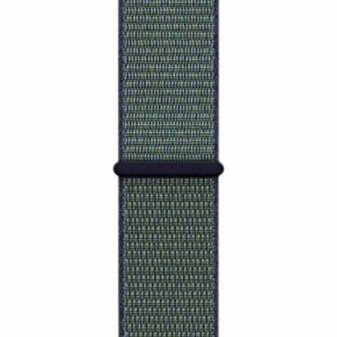 Ремешок Nylon loop для Apple Watch 38/40/41mm Midnight green